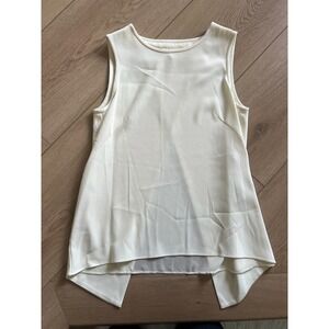rag & bone Ivory Sleeveless‎ Top Asymmetric Hem Blouse Tank XS